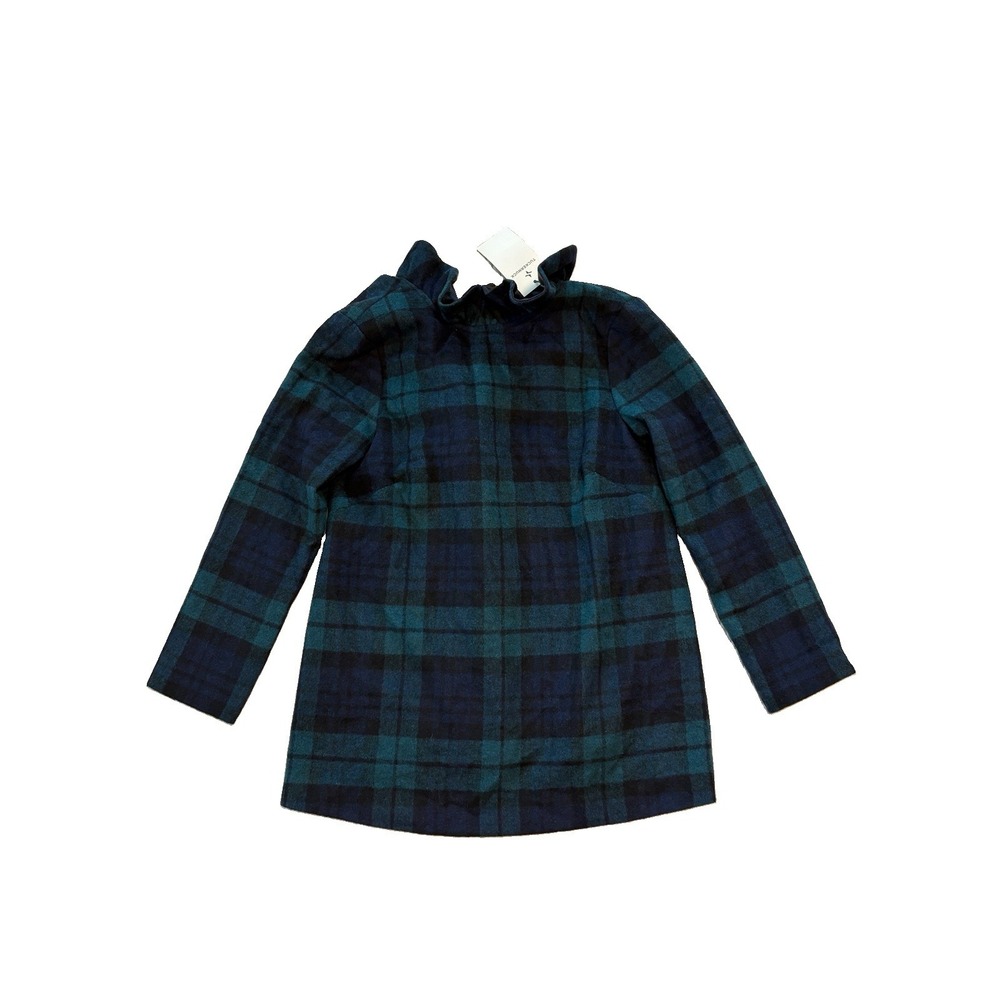 Tuckernuck NEW Blackwatch Plaid Schoolgirl Bow Wool Faye Blouse Size XS Academia